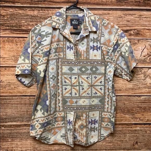 Woolrich Other - Woolrich Aztec Print Button Down